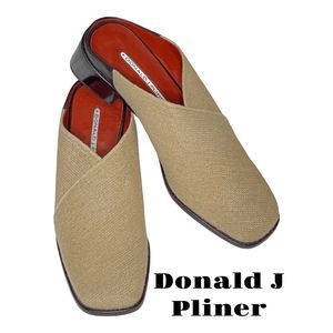 1990'S Y2K DONALD J PLINER ITALY CLOG MULES